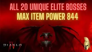 Diablo 4 - All 20 Unique Elite Boss Locations (up to 844 iPower drops)