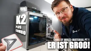 🧐RIESIG, SCHNELL und...GUT?🏆 Creality K2 PLUS Combo CFS 🕵️‍♂️ Multicolor 3D Drucker -  Part 1
