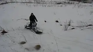 На малых в горку, с мокрым снегом