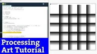 Ep.30 Processing tutorial | Glowing Lines Effect with for() and line (Creative Coding)