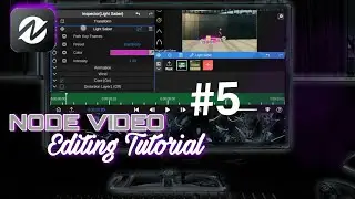 NODE VIDEO EDITING TUTORIAL : How to Convert video into saber effect in just minute 🚧