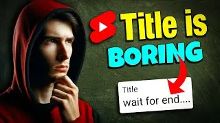 How To write KILLER🗡Title for SHORTS just in 5minutes⌚ | Youtube Shorts SEO | Part 1
