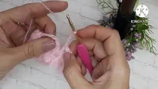 Потрясающий узор для шали.Бабочки с 3D эффектом.