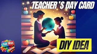 Teachers Day card making easy | Happy teacher's day greeting | DIY Simple card idea