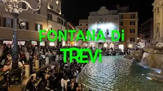 Fontana di Trevi Nightlapse