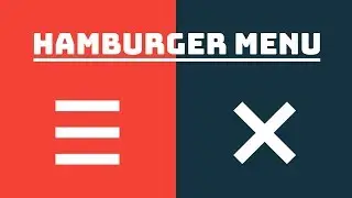 Hamburger Menu Button Animation Using HTML and CSS | Hamburger Animation CSS | CSS Tutorial