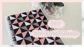 DIY Spiralnotizbuch selber machen 📒 // super einfach // Schreibwaren selber machen