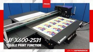Toggle Print Function | Mimaki JFX600-2531 LED UV Printer