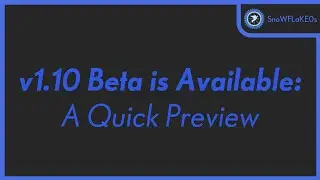 1.10 Beta Quick Preview! | SimplePlanes