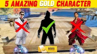 5 Amazing 😍 Character available in Gold Coin 😱 || No Dimond character || free fire