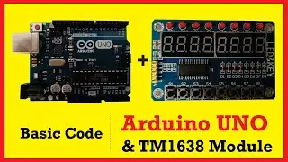 #InternetThingsLifeArduino UNO & TM1638 LED & KEY Module Basic Code