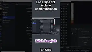 ¿Como funcionan los atajos de obs? 