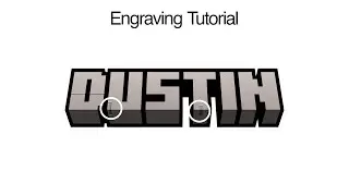 Minecraft Text Tutorial | Engraving & Stroke