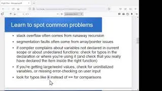 Debugging tips for C++, and the gdb debugger