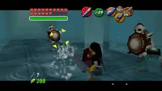 Zelda: Master Quest: Link VS. 3 Stalfos