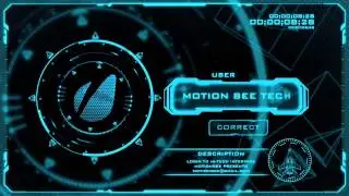 After Effects Template - Login to Hi Tech Interface