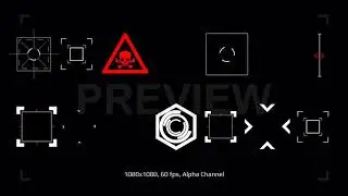 HUD Targets Pack | Stock Motion Graphics - Motion Array
