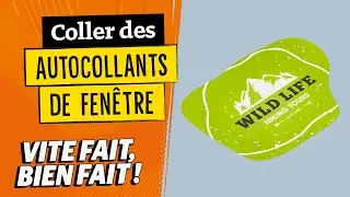 Vite fait, bien fait : coller des autocollants pour fenêtre