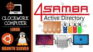 🖥️SERVIDOR DHCP🌐CON 2 VLAN EN UBUNTU SERVER - SAMBA ACTIVE DIRECTORY