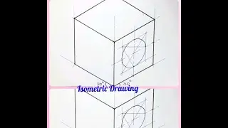 ISOMETRIC DRAWING|How to draw isometric circles