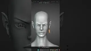 Sculpting in Blender is so cool 🤩 #blender #digitalsculpt #blenderart