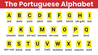 Portuguese Alphabet Pronunciation