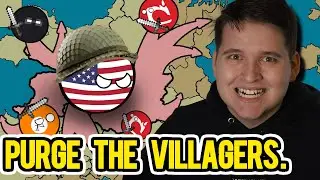 Hearts of Iron 4, but the United States invades Minecraft