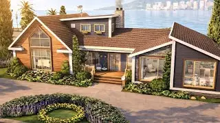 SAN SEQUOIA MODERN OCEAN VIEW 🏡 The Sims 4 Speed Build