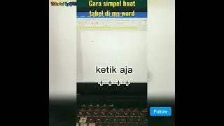 Cara sampel buat tabel di Ms Word
