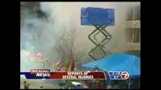 Second Explosion at Boston Marathon 2013