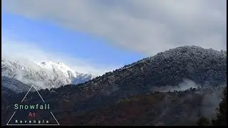 Snowfall at Ravangla South sikkim