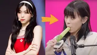 Ryujin doing Cucumber and Cabbage ASMR 🤣