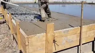 Заливка плиты Бетононасосом в Березовке. тел. 2-090-777