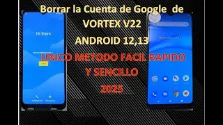 Formatear y Borrar Cuenta de VORTEX V22  Android 12 ,13 Único Método Fácil y RAPIDOoo💨🏃‍♀️🏃‍♀️