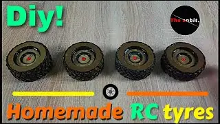 Diy how to make RC tires at home | Toy Tire | rubber tires | how to make tires at home | The enbit.