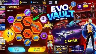 Next Evo Vault Event Free Fire🔥🤯2026 *100% CONFIRM*| 2 April Month Evo Vault Event M1887 Gun Skin