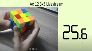 Ao12 3x3 Practice | Cube Techniques | Livestream | 19/4/2021