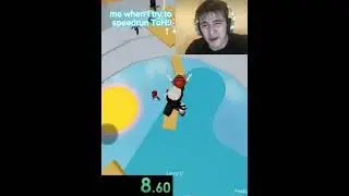 SPEEDRUNNING ToH ANY% be like: (gone wrong😬) #shorts