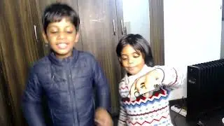 Shatvan and Chinmayi playing