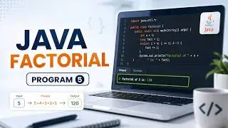 Find Factorial of a Number | Frequently asked Java Programs 2021 | Java Interview | Java Programming