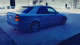 Burn Out на Mercedes W 202