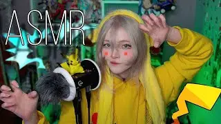 АСМР Неразборчивый Шепот, Звуки Рта, Поглаживания Ушка | ASMR Whisper and Brushing | 3DIO 🍑