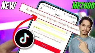Maximum number of attempts reached try again later problem tiktok fix new 2023 | Digital Ali 2.0