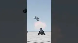 Bathtub-mobile vs. Cannon!