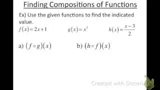Compositions of Functions