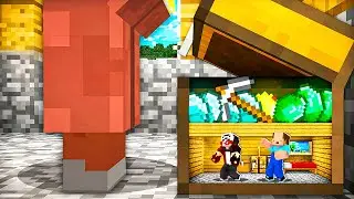 Balon Kafa İle NEDEN Gizli EVE Girdik ? - Minecraft