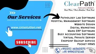 Our Services - हमारी सेवाएँ || Clearpath Network Infotech || CNI Delhi