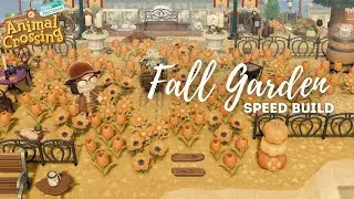 Fall Garden Speed Build | Animal Crossing New Horizons