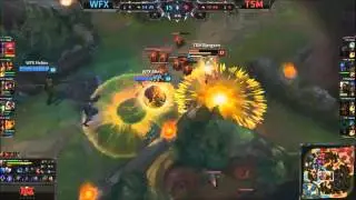 Bjergsen's escape (TSM vs WFX)