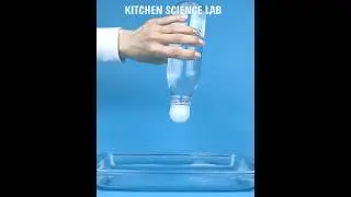Upside down bottle of water with a ping pong ball | Science experiment 